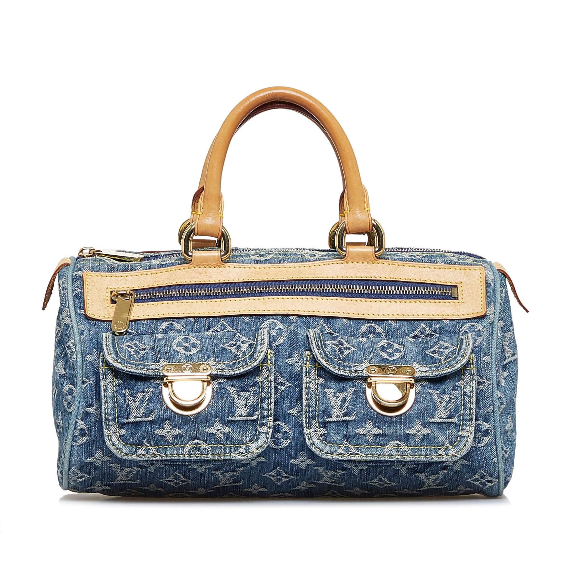 Louis Vuitton Monogram Denim Neo Speedy 30 (SHG-yrj8hv)