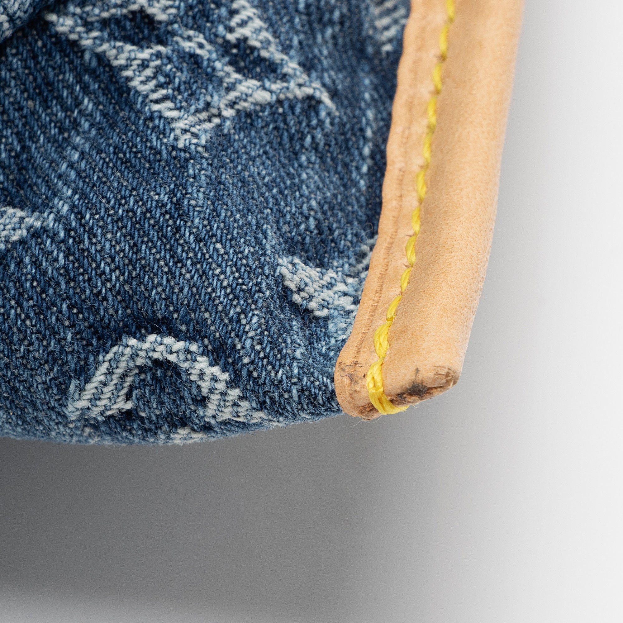 Louis Vuitton Monogram Denim Sac Plat Tote (SHF-mkC7Vd)