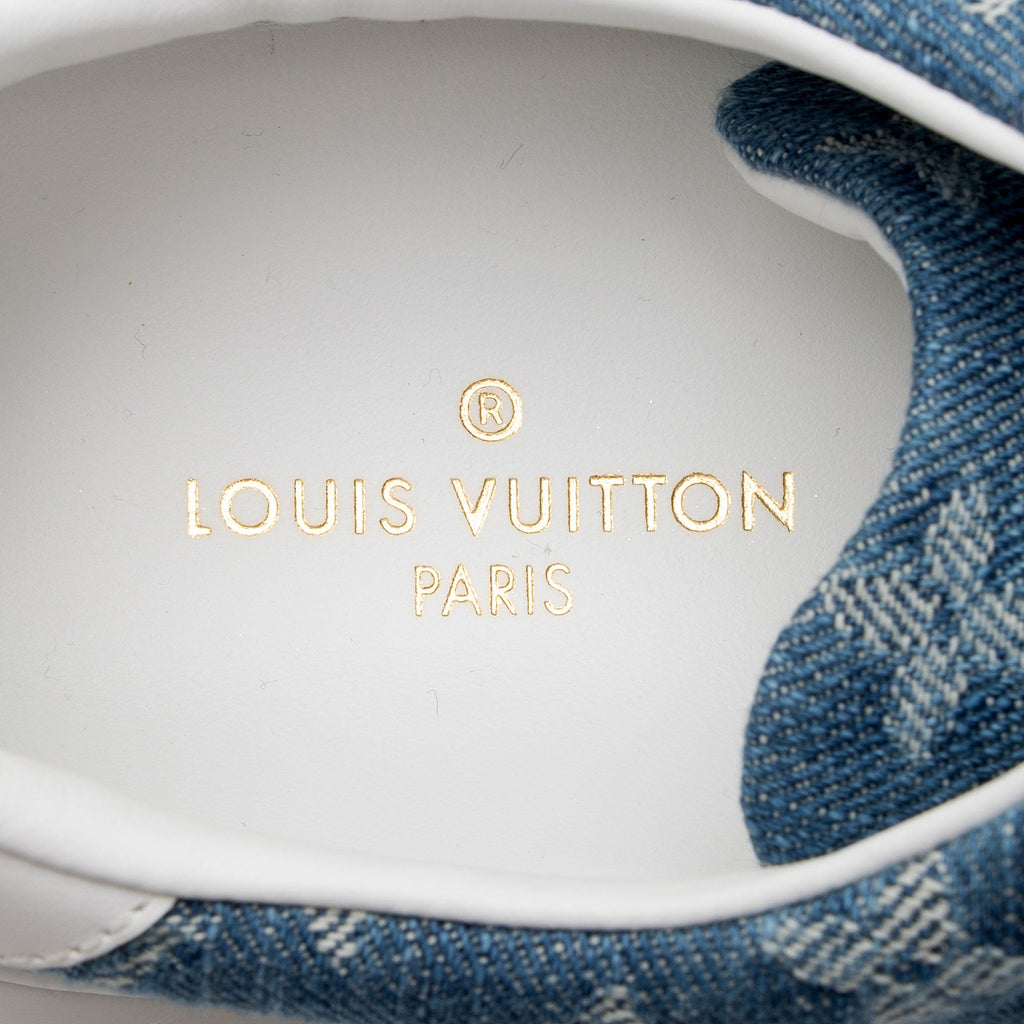 Louis Vuitton Monogram Denim Time Out Sneakers - Size 9 / 39