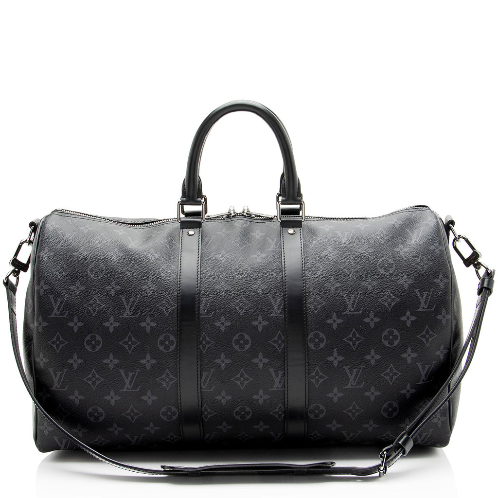 Louis Vuitton Monogram Eclipse Keepall Bandouliere 45 Duffle