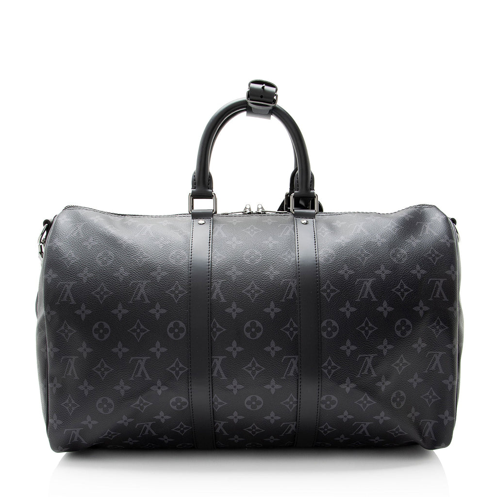 Louis Vuitton Monogram Eclipse Keepall Bandouliere 45 Duffle