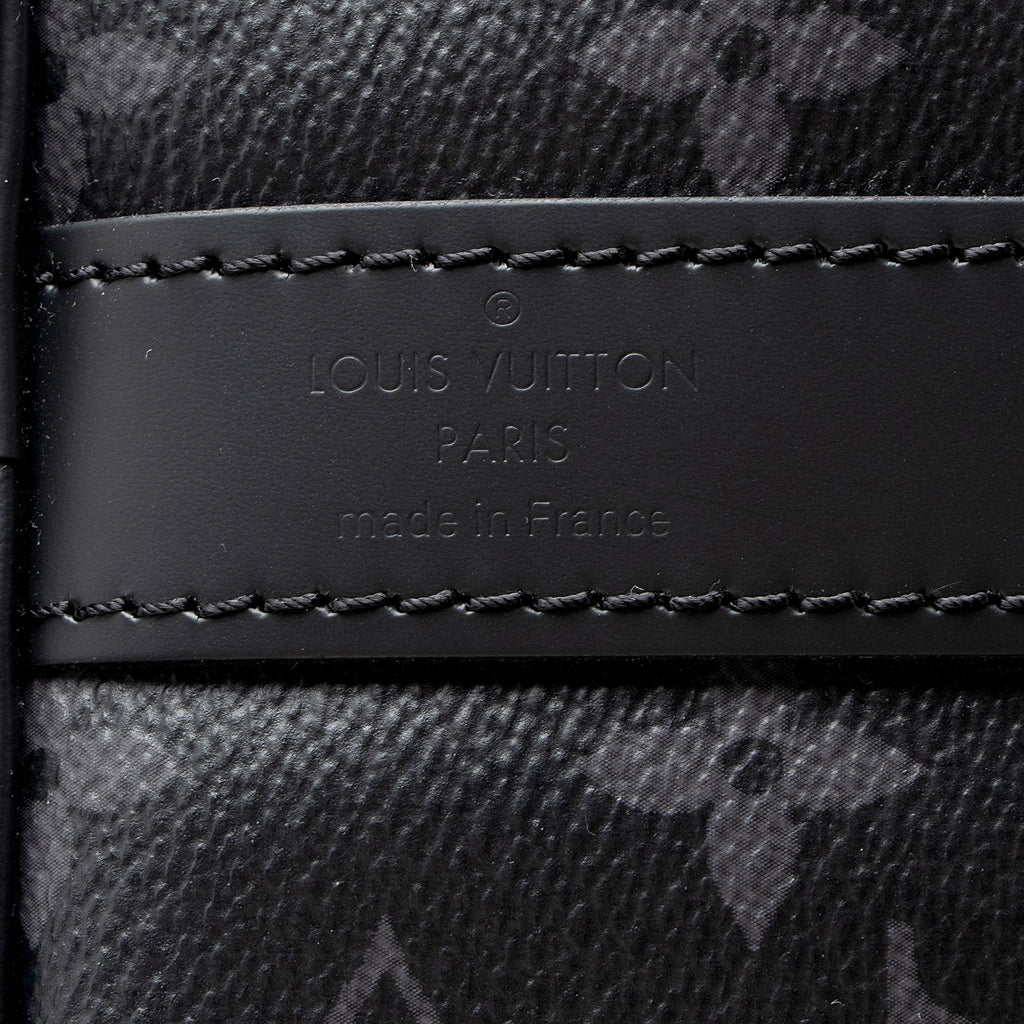 Louis Vuitton Monogram Eclipse Keepall Bandouliere 45 Duffle