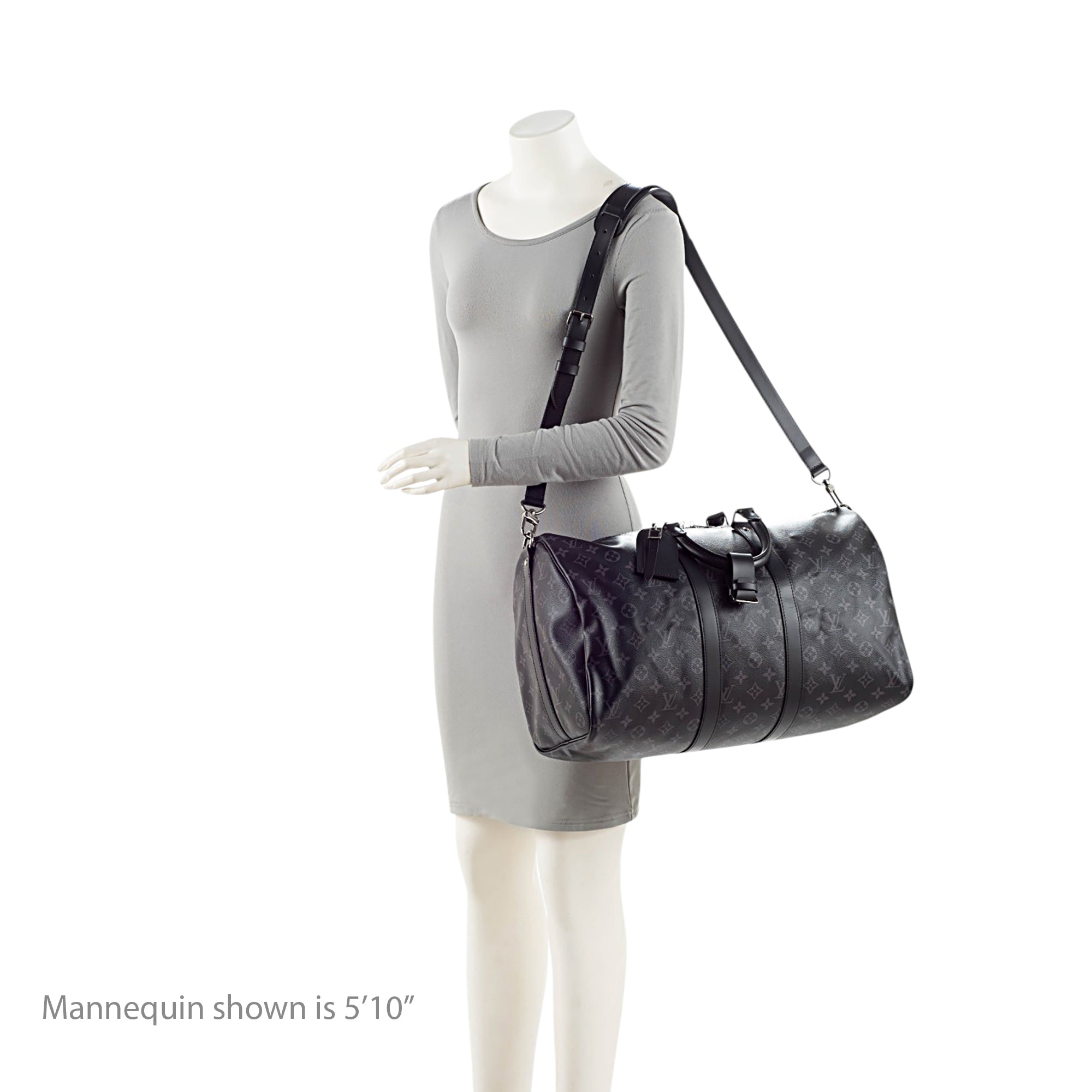 Louis Vuitton Monogram Eclipse Keepall Bandouliere 45 Duffle