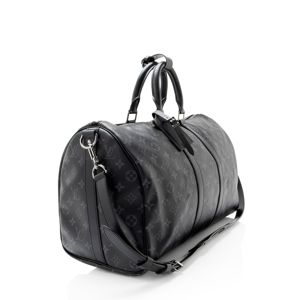 Louis Vuitton Monogram Eclipse Keepall Bandouliere 45 Duffle