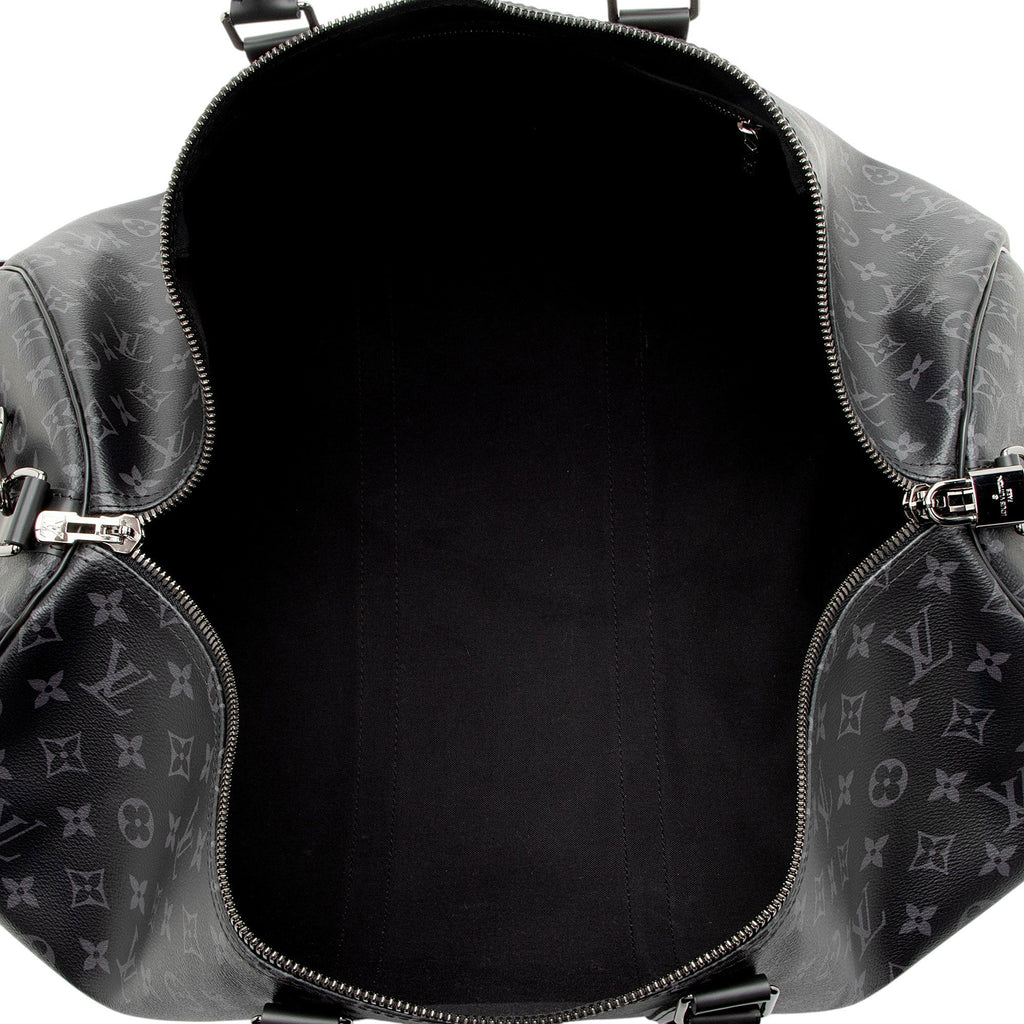 Louis Vuitton Monogram Eclipse Keepall Bandouliere 55 Duffle