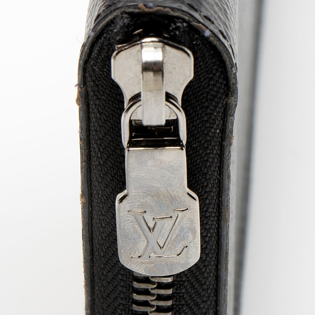 Louis Vuitton Monogram Eclipse Vertical Zippy Wallet