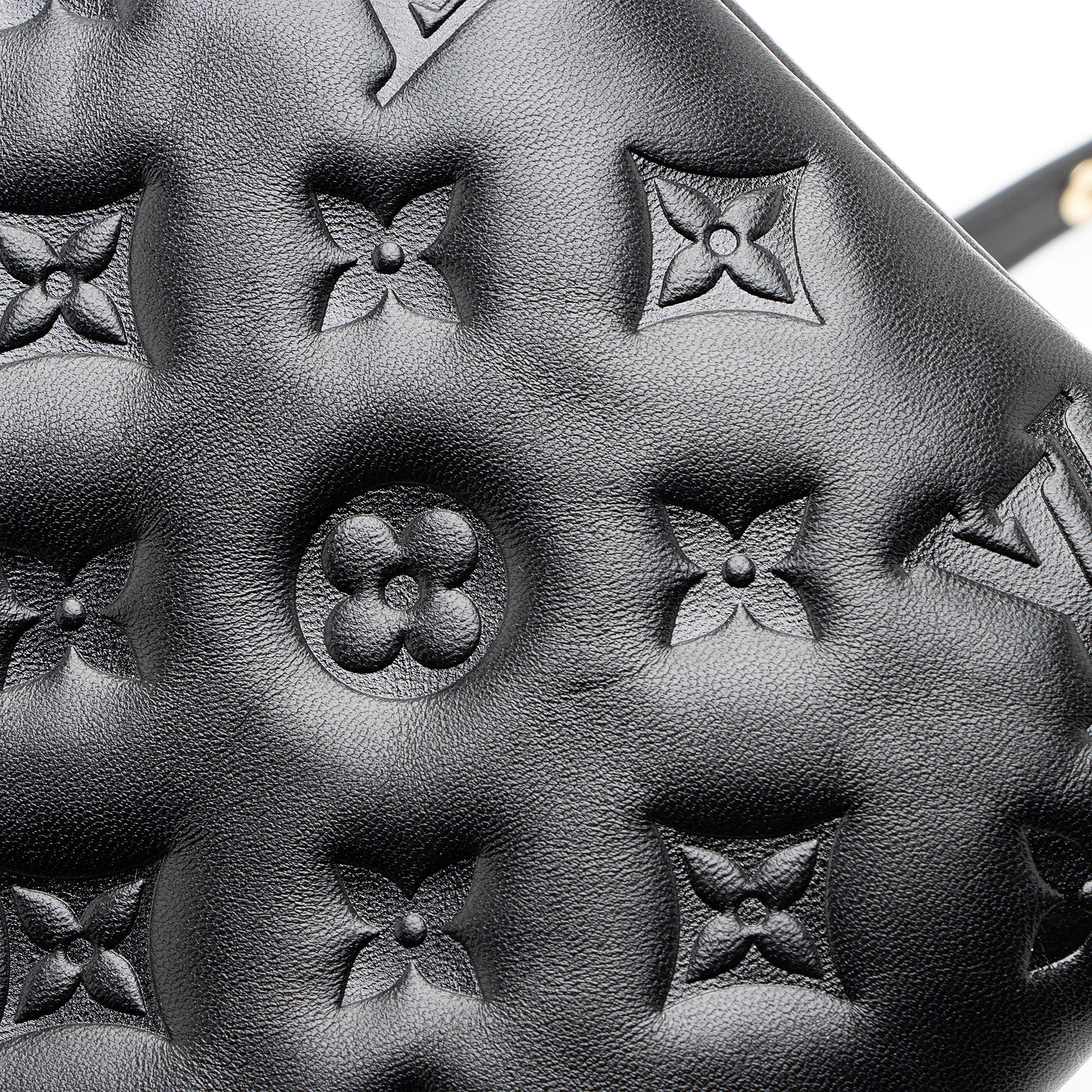 Louis Vuitton Monogram Embossed Lambskin Coussin BB Shoulder Bag