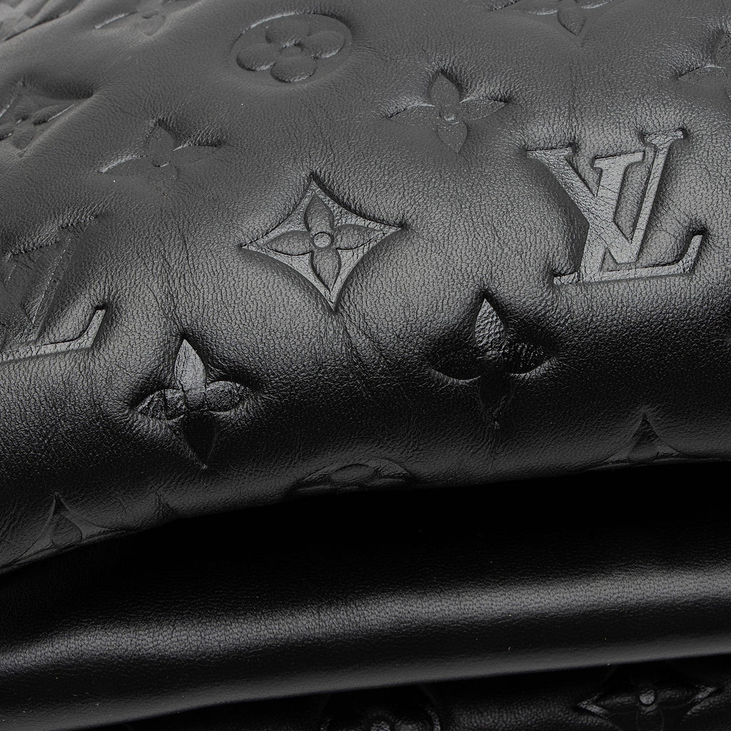 Louis Vuitton Monogram Embossed Lambskin Coussin MM Shoulder Bag