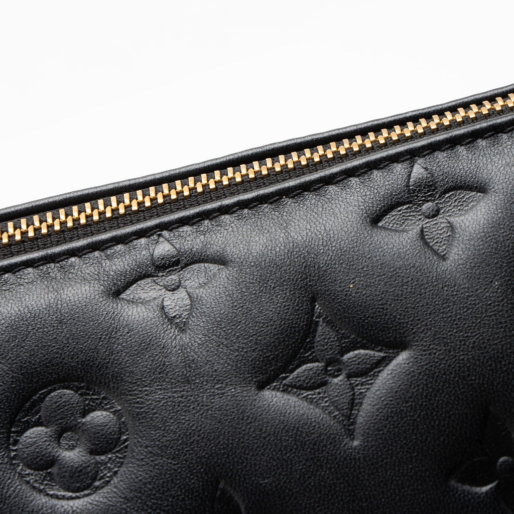 Louis Vuitton Monogram Embossed Lambskin Coussin PM Shoulder Bag