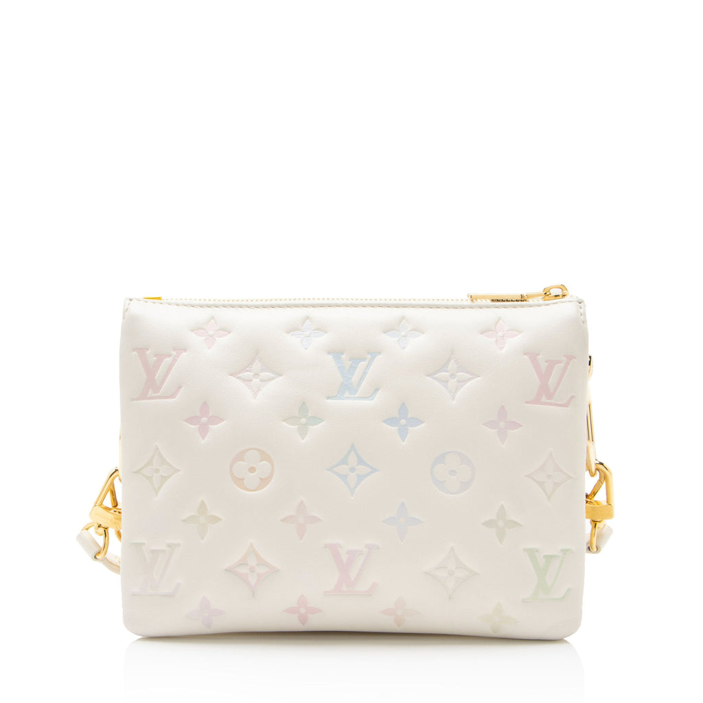 Louis Vuitton Monogram Embossed Lambskin Milky Way Coussin BB Shoulder Bag