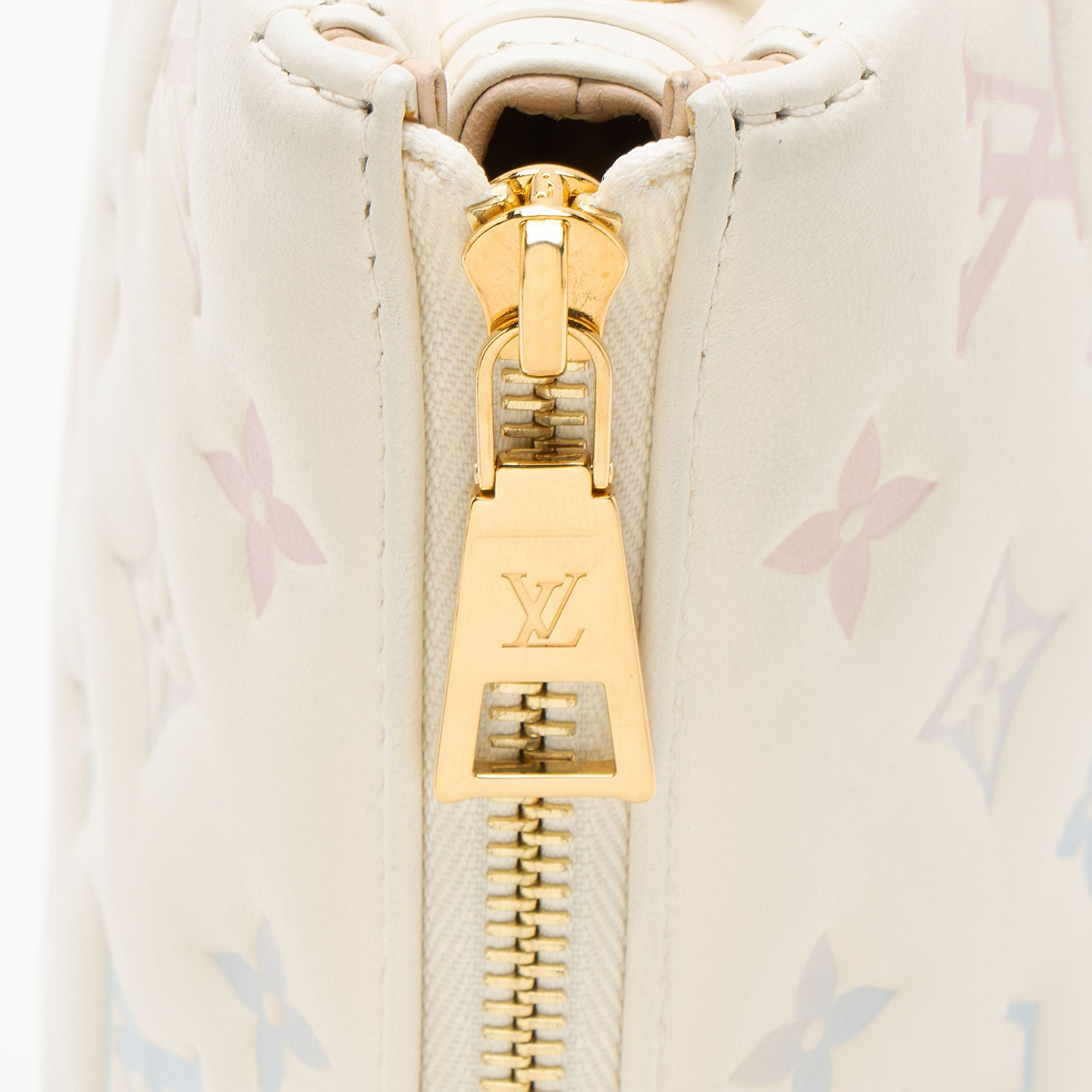 Louis Vuitton Monogram Embossed Lambskin Milky Way Coussin BB Shoulder Bag