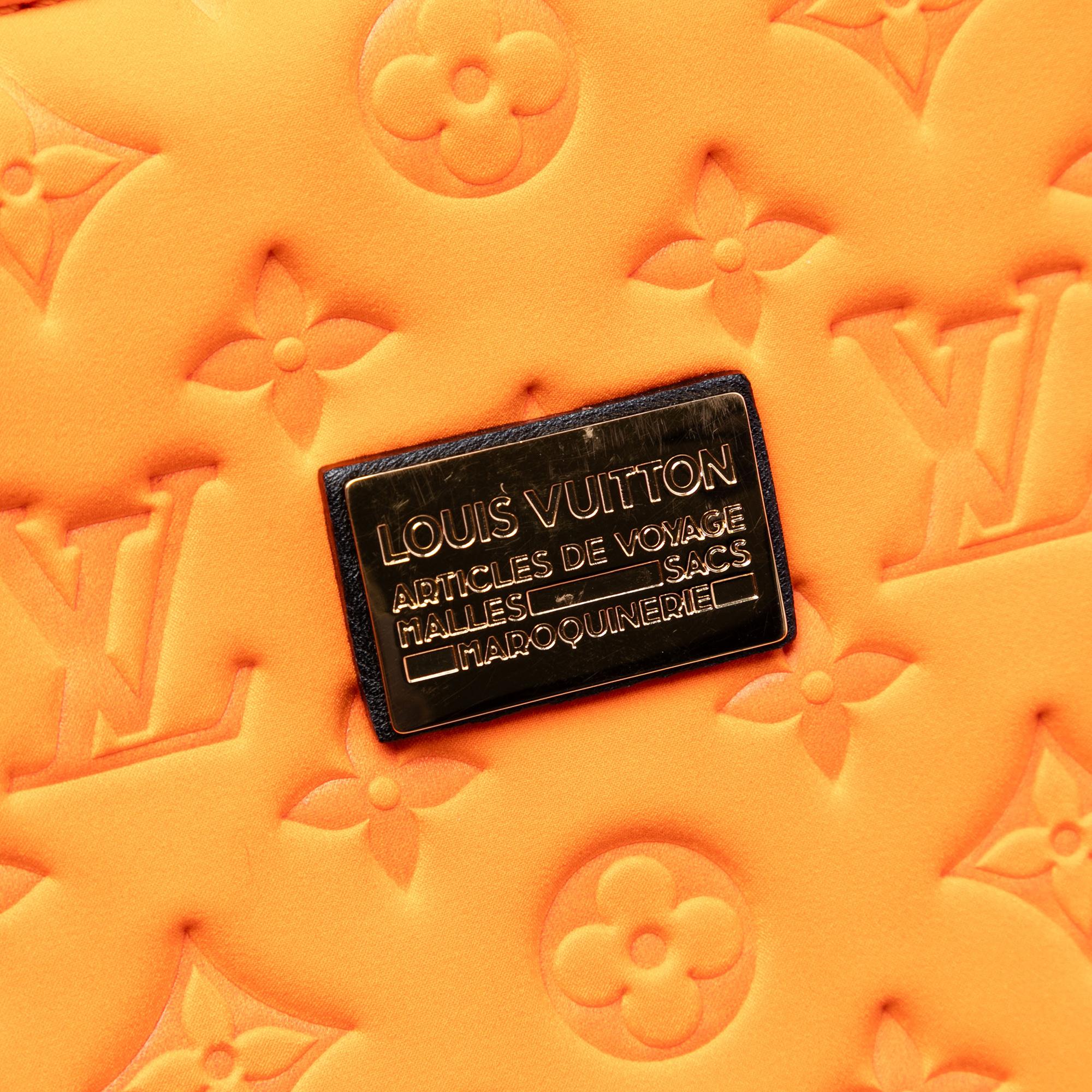 Louis Vuitton Monogram Embossed Neoprene Scuba MM