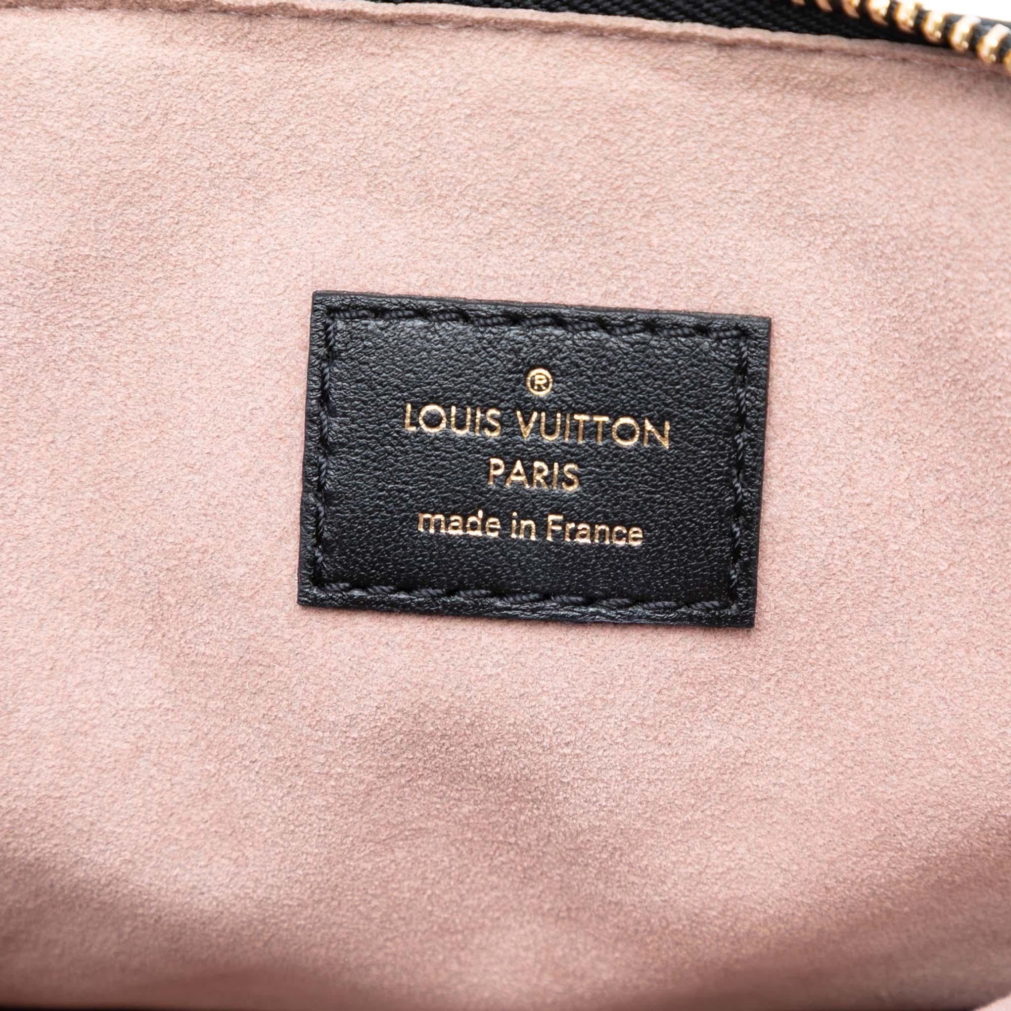 Louis Vuitton Monogram Embossed Puffy Lambskin Coussin PM