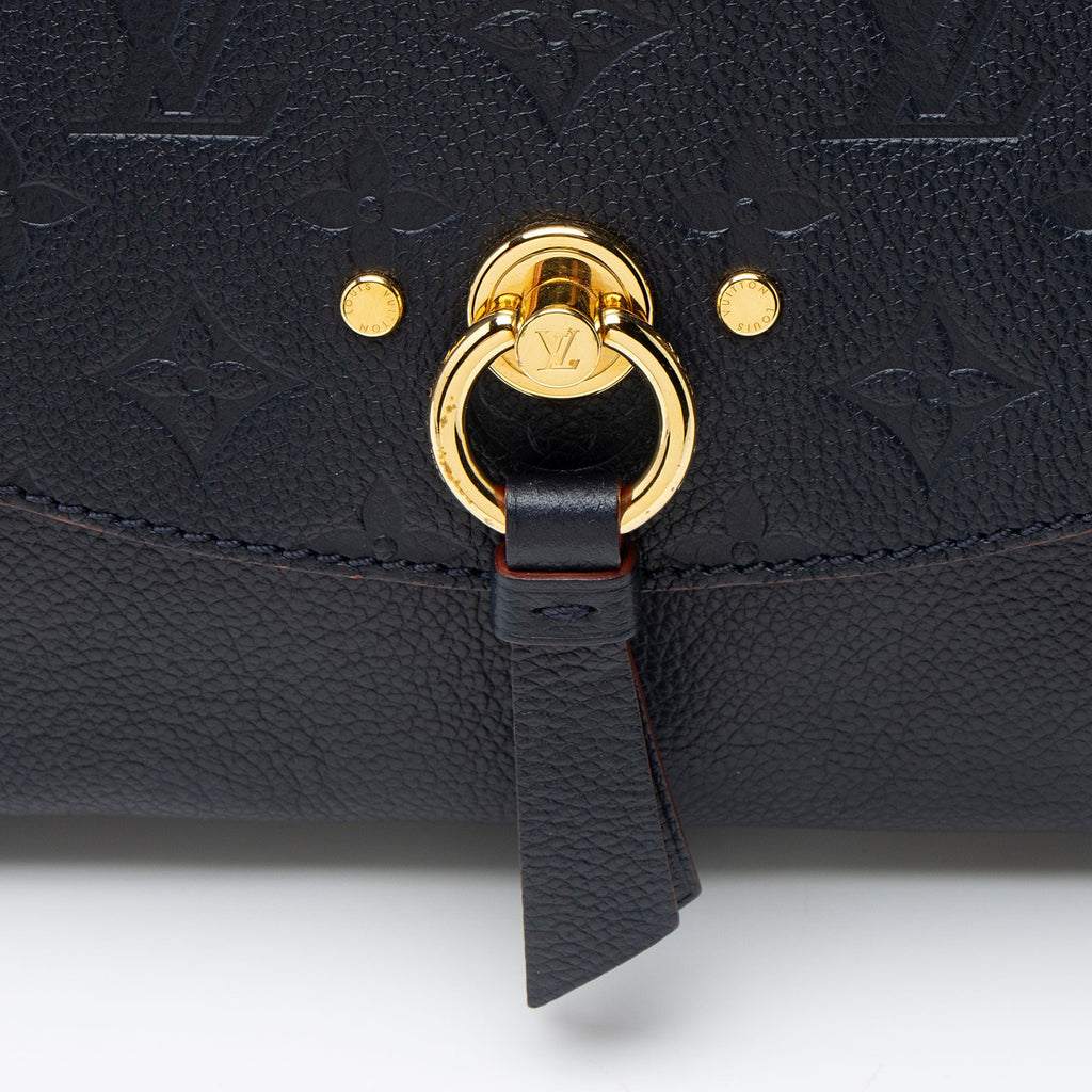 Louis Vuitton Monogram Empreinte Blanche MM Satchel