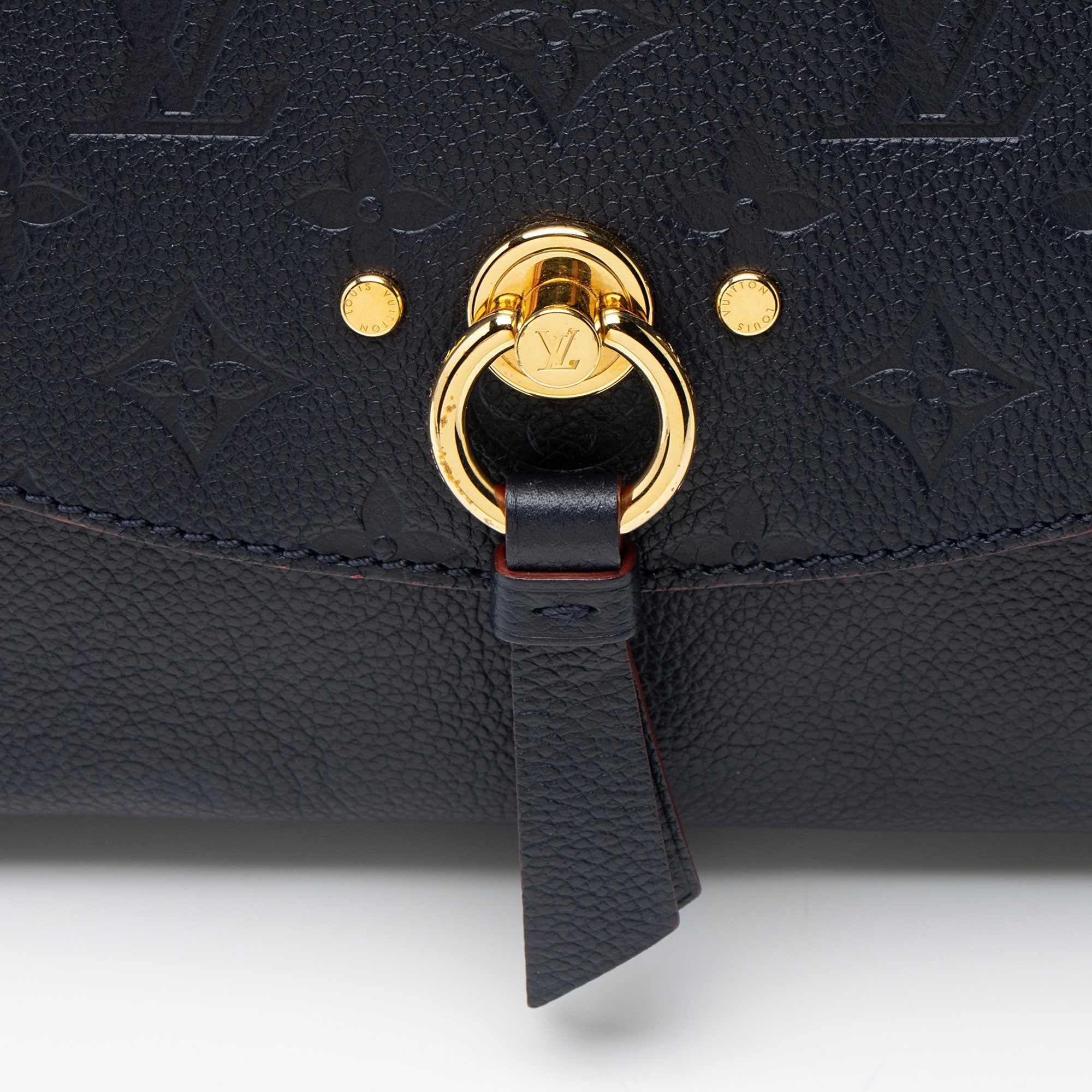 Louis Vuitton Monogram Empreinte Blanche MM Satchel