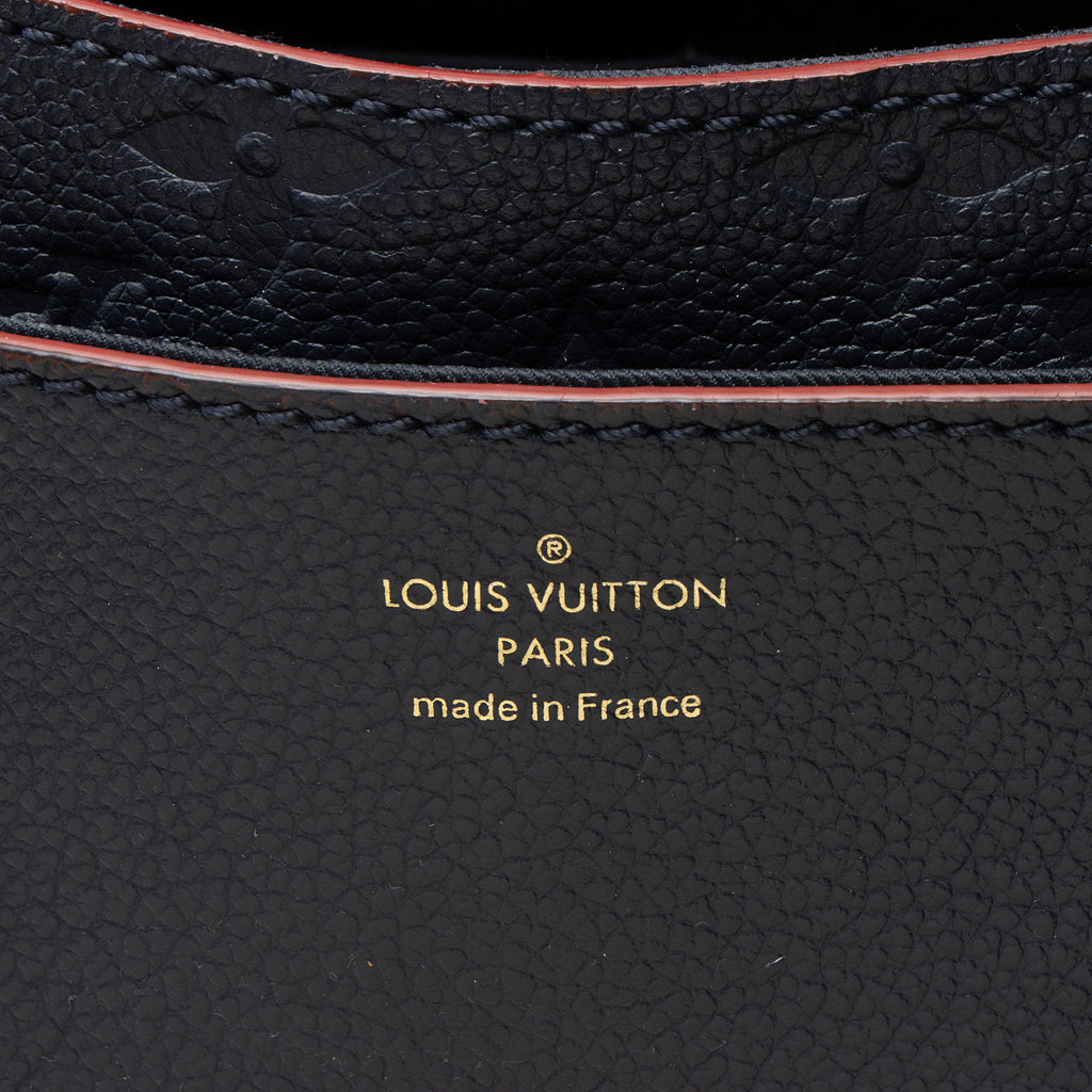 Louis Vuitton Monogram Empreinte Blanche MM Satchel