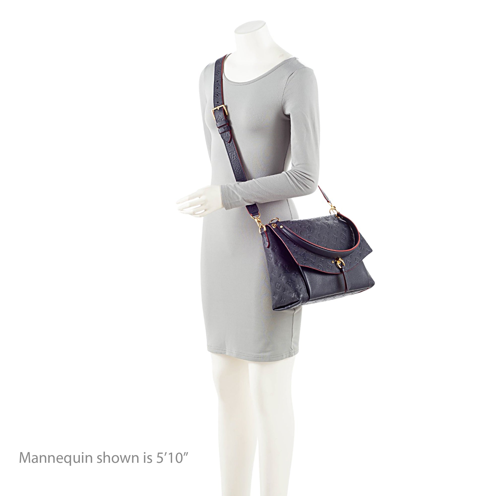 Louis Vuitton Monogram Empreinte Blanche MM Satchel