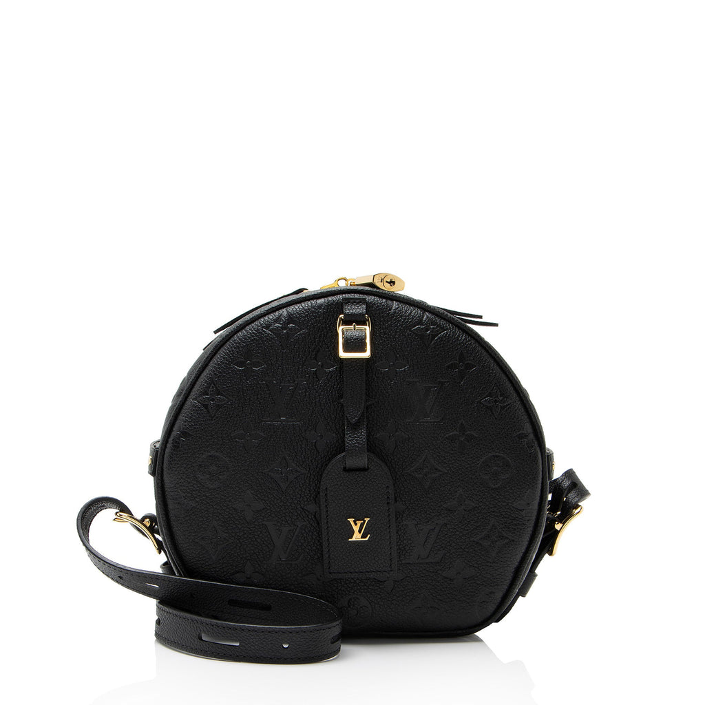 Louis Vuitton Monogram Empreinte Boite Chapeau Souple MM Shoulder Bag