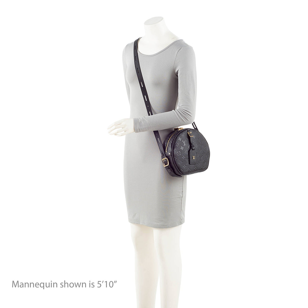 Louis Vuitton Monogram Empreinte Boite Chapeau Souple MM Shoulder Bag