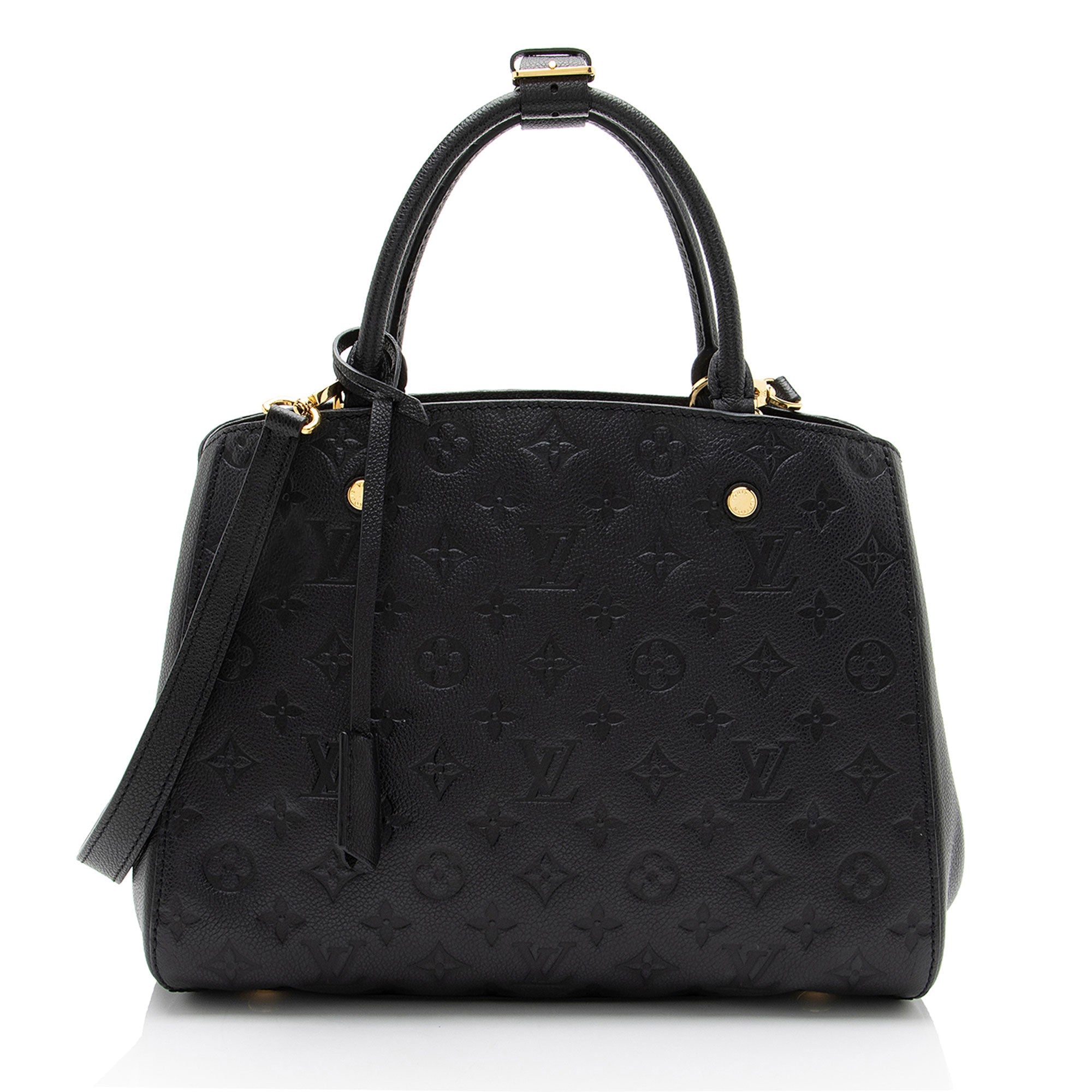 Louis Vuitton Monogram Empreinte Montaigne MM Satchel