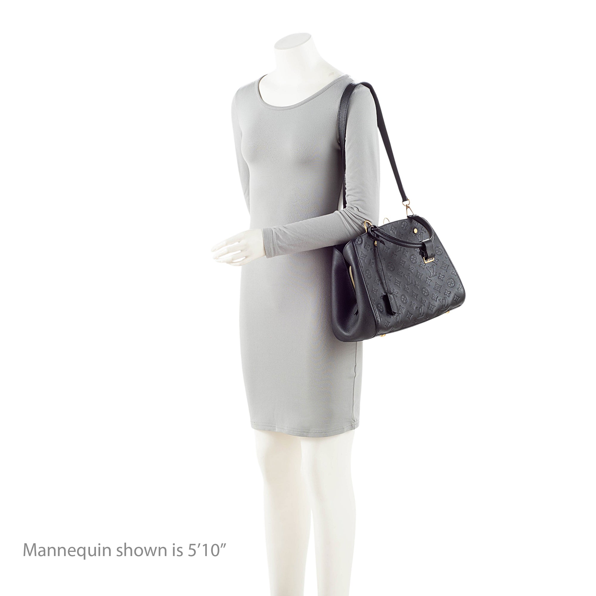 Louis Vuitton Monogram Empreinte Montaigne MM Satchel