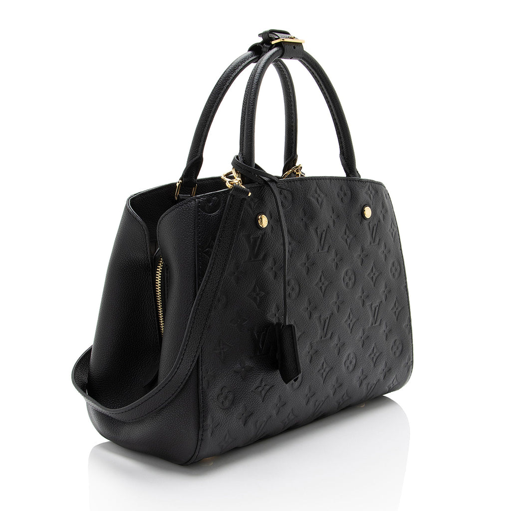 Louis Vuitton Monogram Empreinte Montaigne MM Satchel