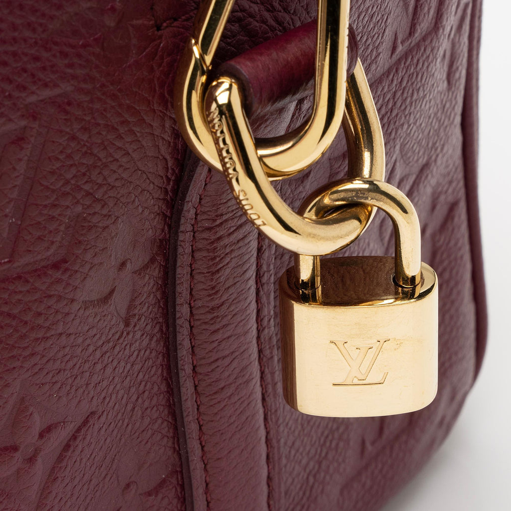 Louis Vuitton Monogram Empreinte Speedy Bandouliere 25 Satchel - FINAL SALE (SHF-7YVpMd)