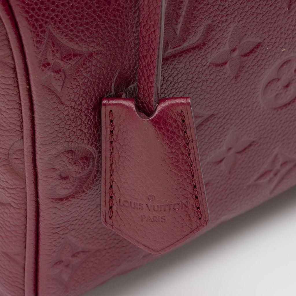 Louis Vuitton Monogram Empreinte Speedy Bandouliere 25 Satchel - FINAL SALE (SHF-7YVpMd)