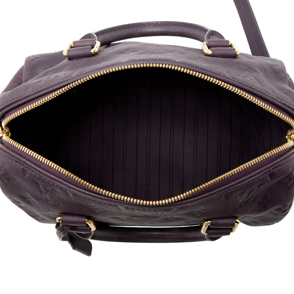 Louis Vuitton Monogram Empreinte Speedy Bandouliere 25 Satchel