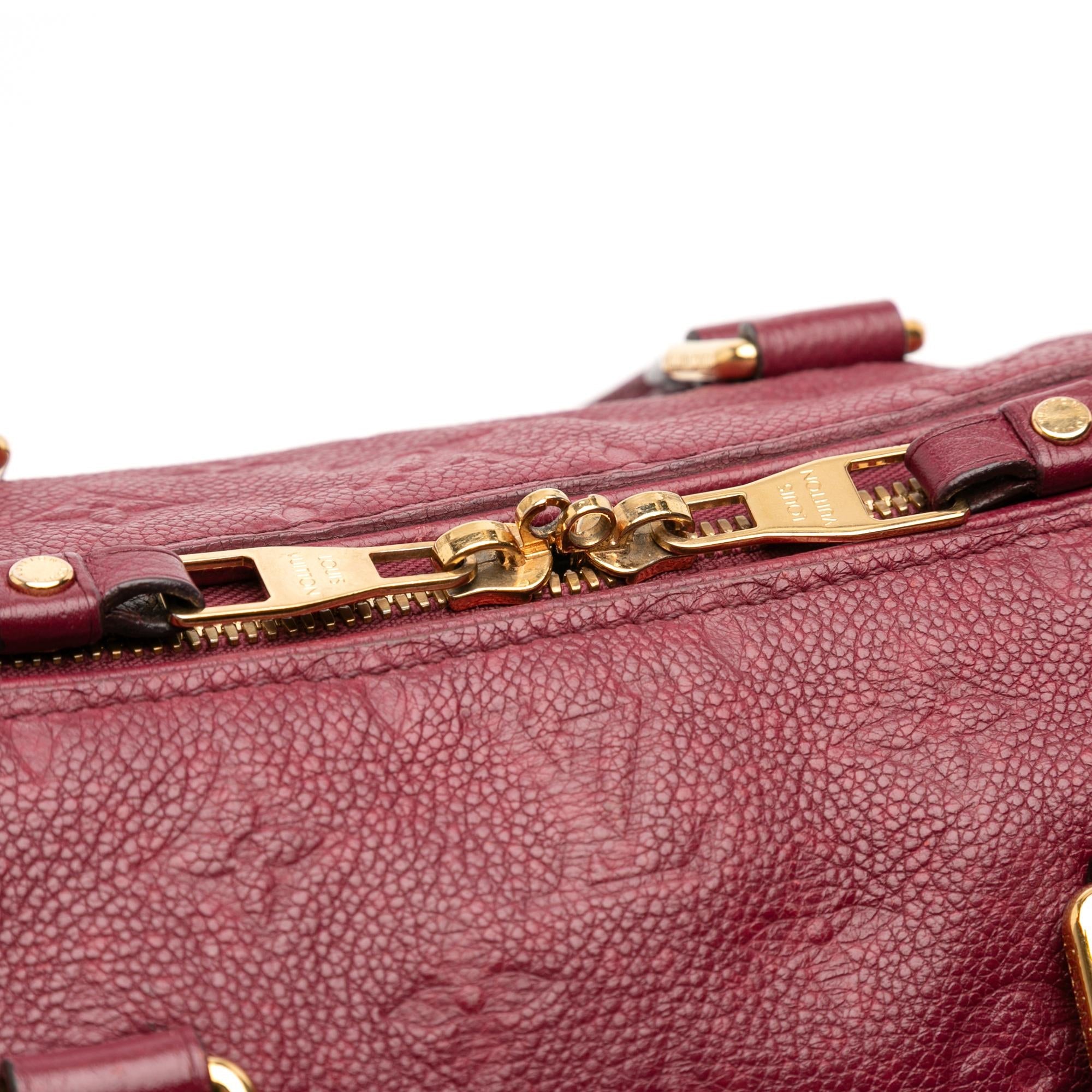 Louis Vuitton Monogram Empreinte Speedy Bandouliere 25