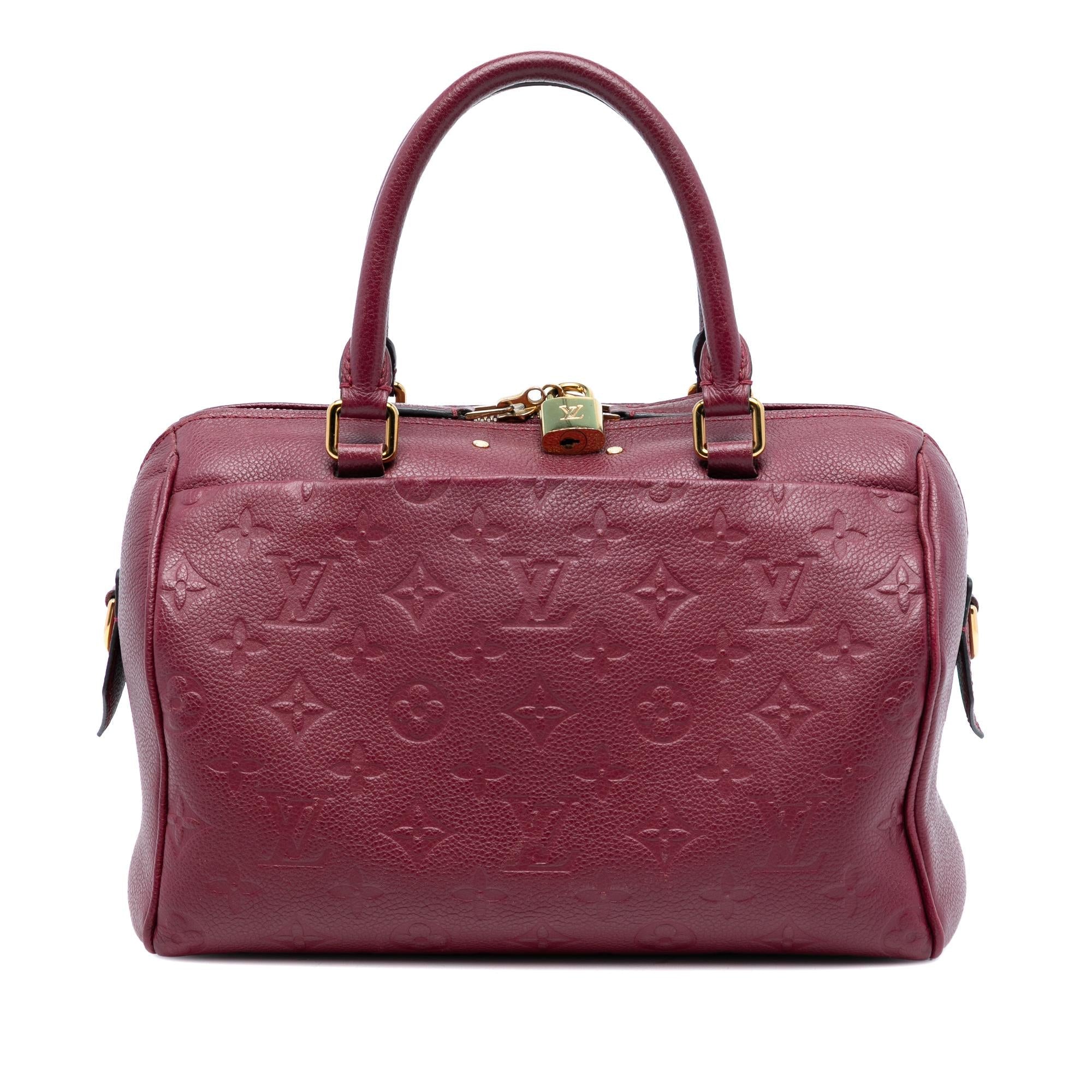 Louis Vuitton Monogram Empreinte Speedy Bandouliere 25