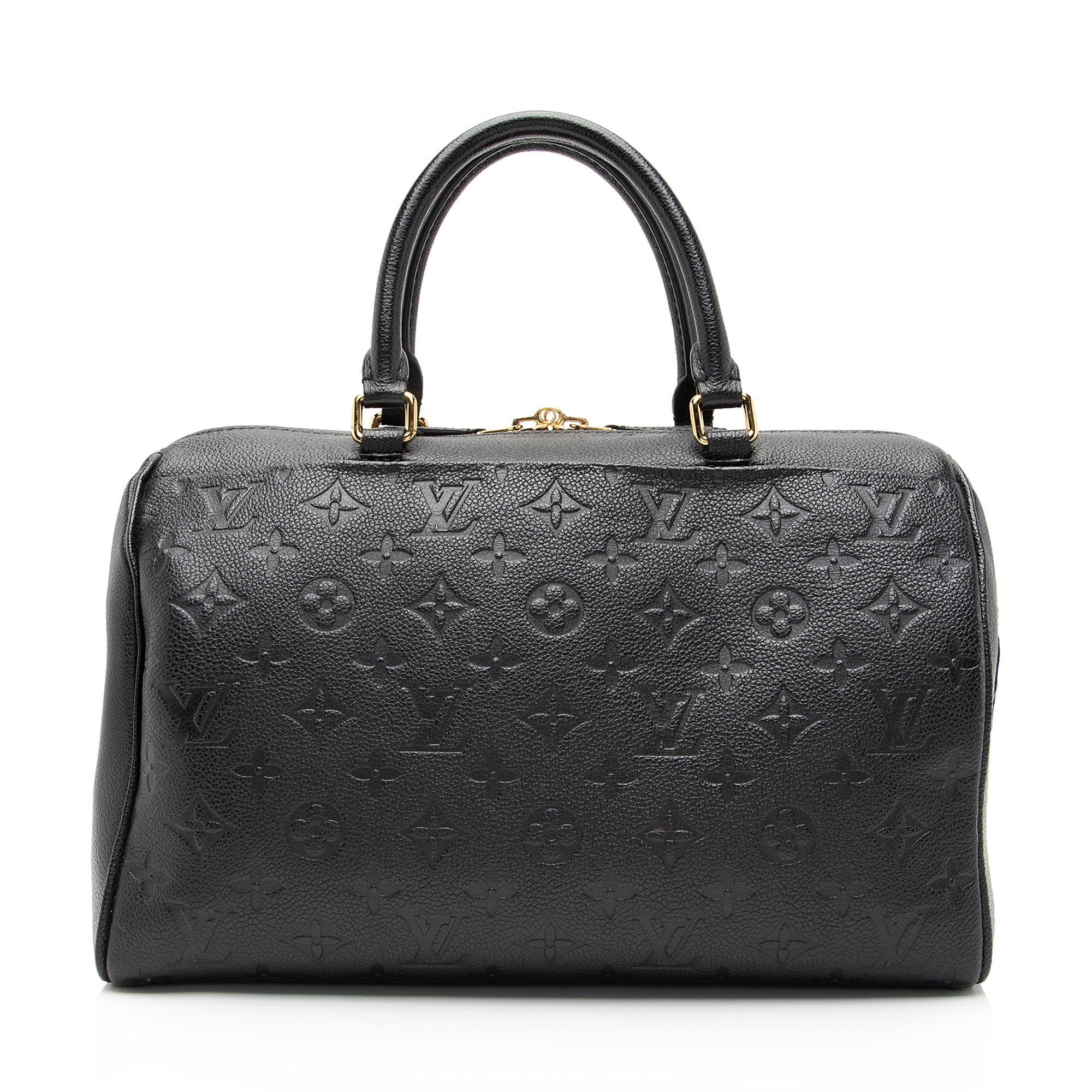 Louis Vuitton Monogram Empreinte Speedy Bandouliere 30 NM Satchel (SHF-UzN7iO)