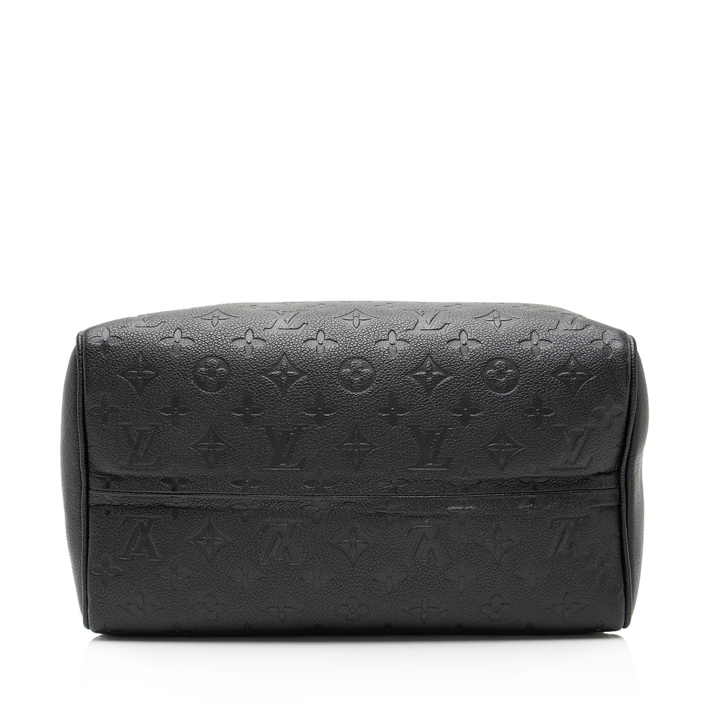 Louis Vuitton Monogram Empreinte Speedy Bandouliere 30 NM Satchel (SHF-UzN7iO)