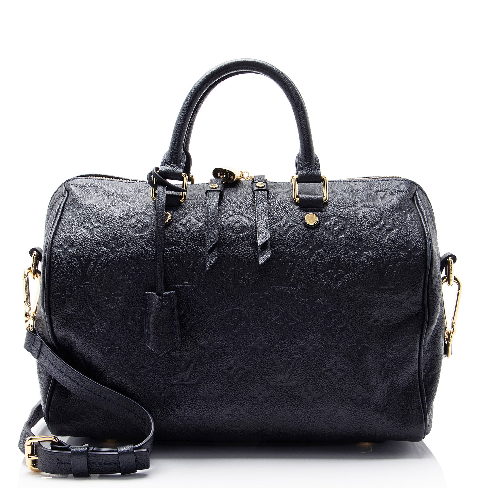 Louis Vuitton Monogram Empreinte Speedy Bandouliere 30 Satchel