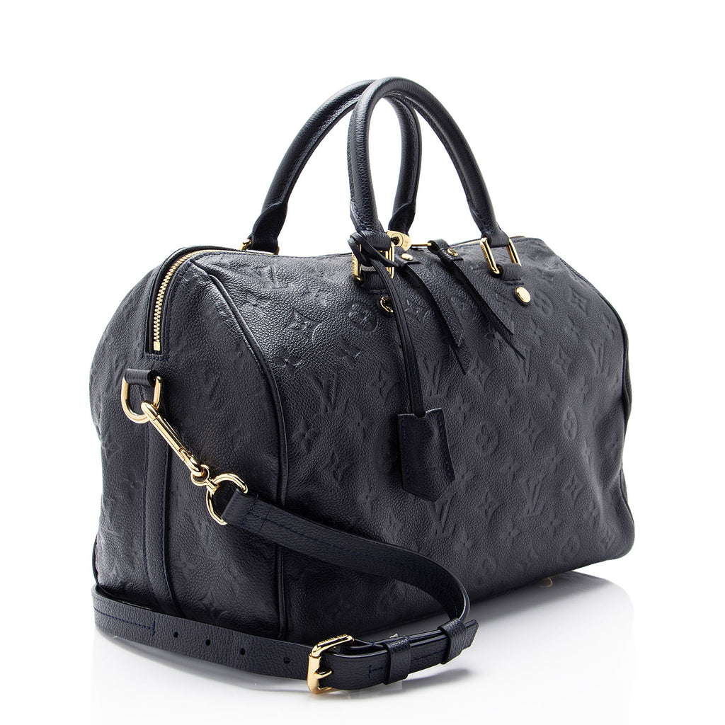 Louis Vuitton Monogram Empreinte Speedy Bandouliere 30 Satchel