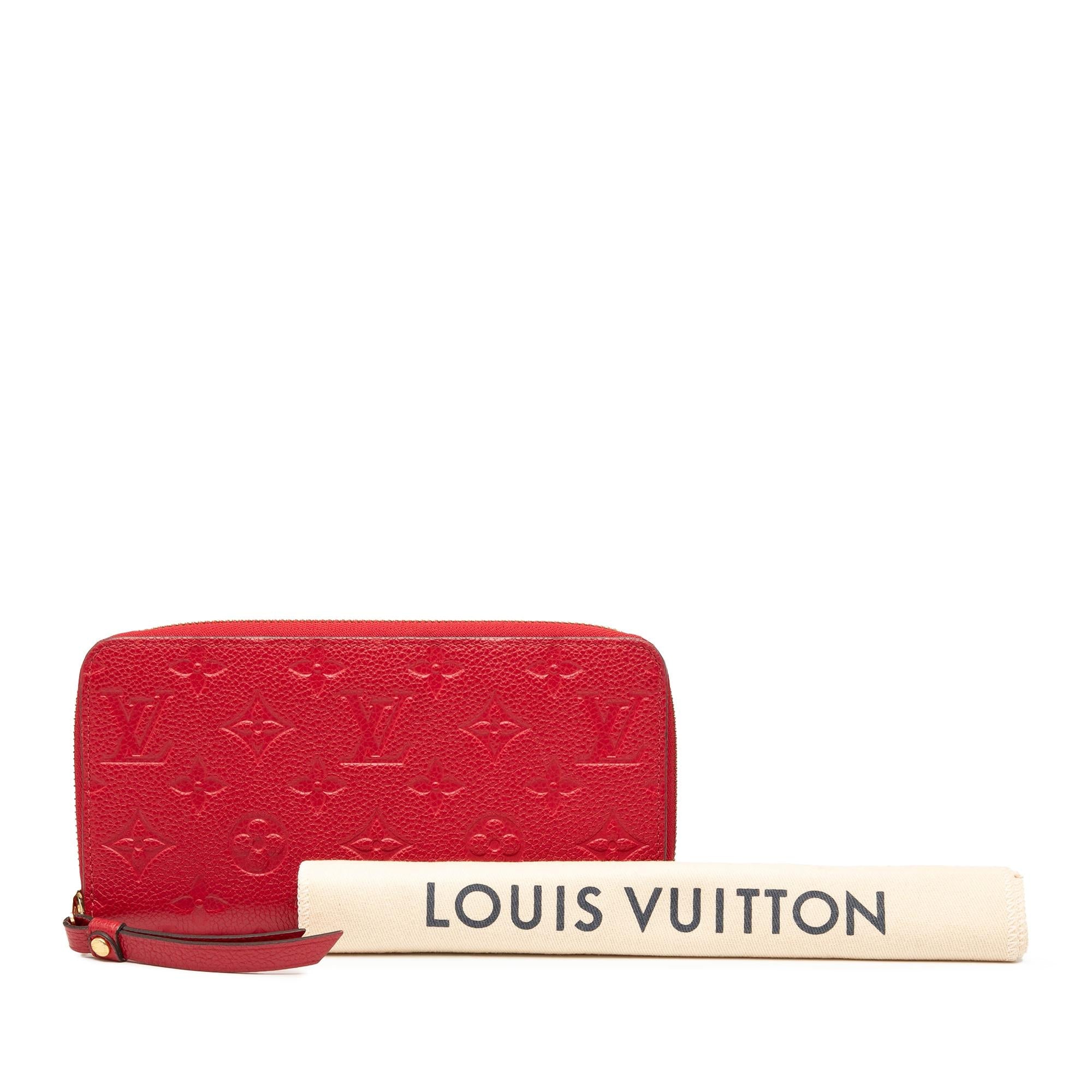 Louis Vuitton Monogram Empreinte Zippy Long Wallet