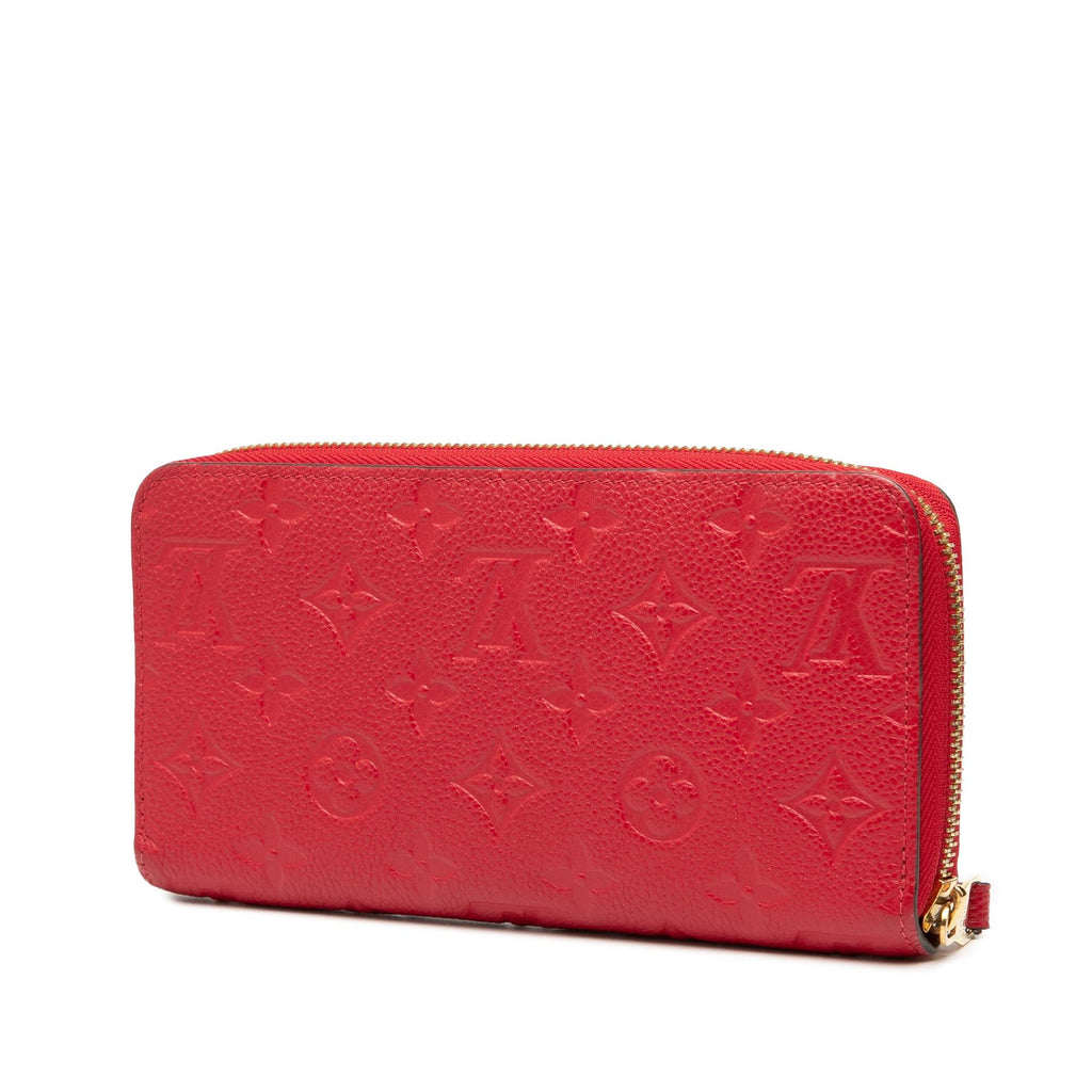 Louis Vuitton Monogram Empreinte Zippy Long Wallet