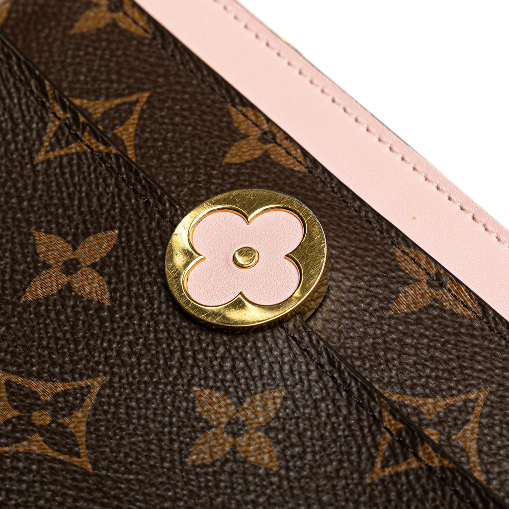 Louis Vuitton Monogram Flore Wallet On Chain