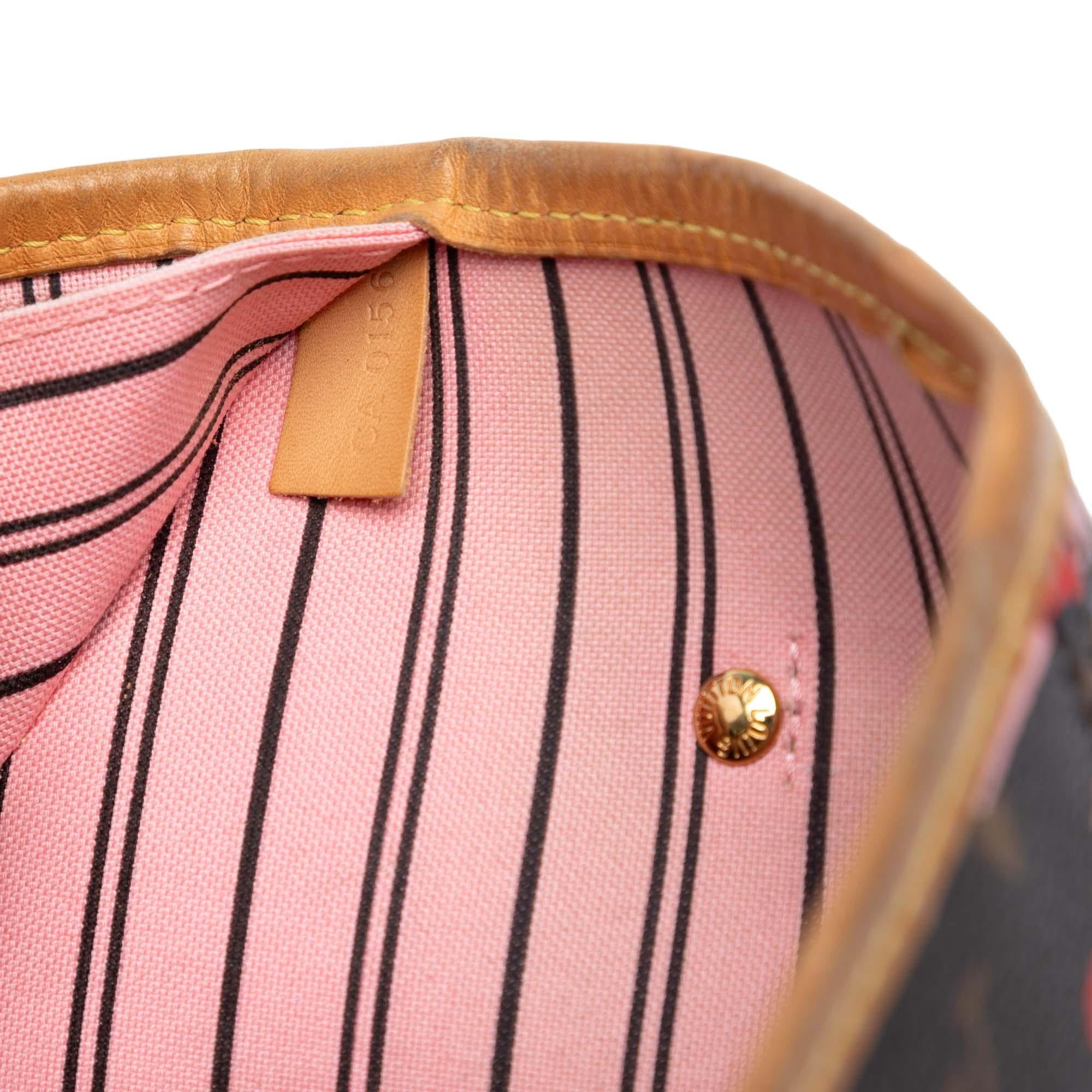 Louis Vuitton Monogram Jungle Dots Neverfull MM