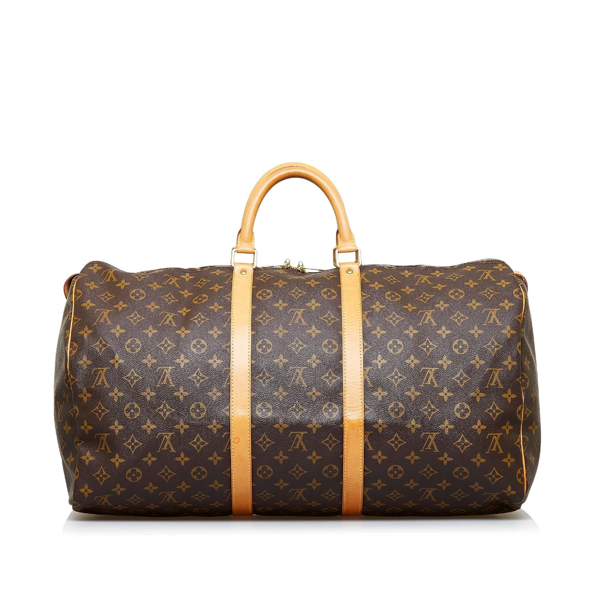 Louis Vuitton Monogram Keepall 55 (SHG-1jq9Mi)