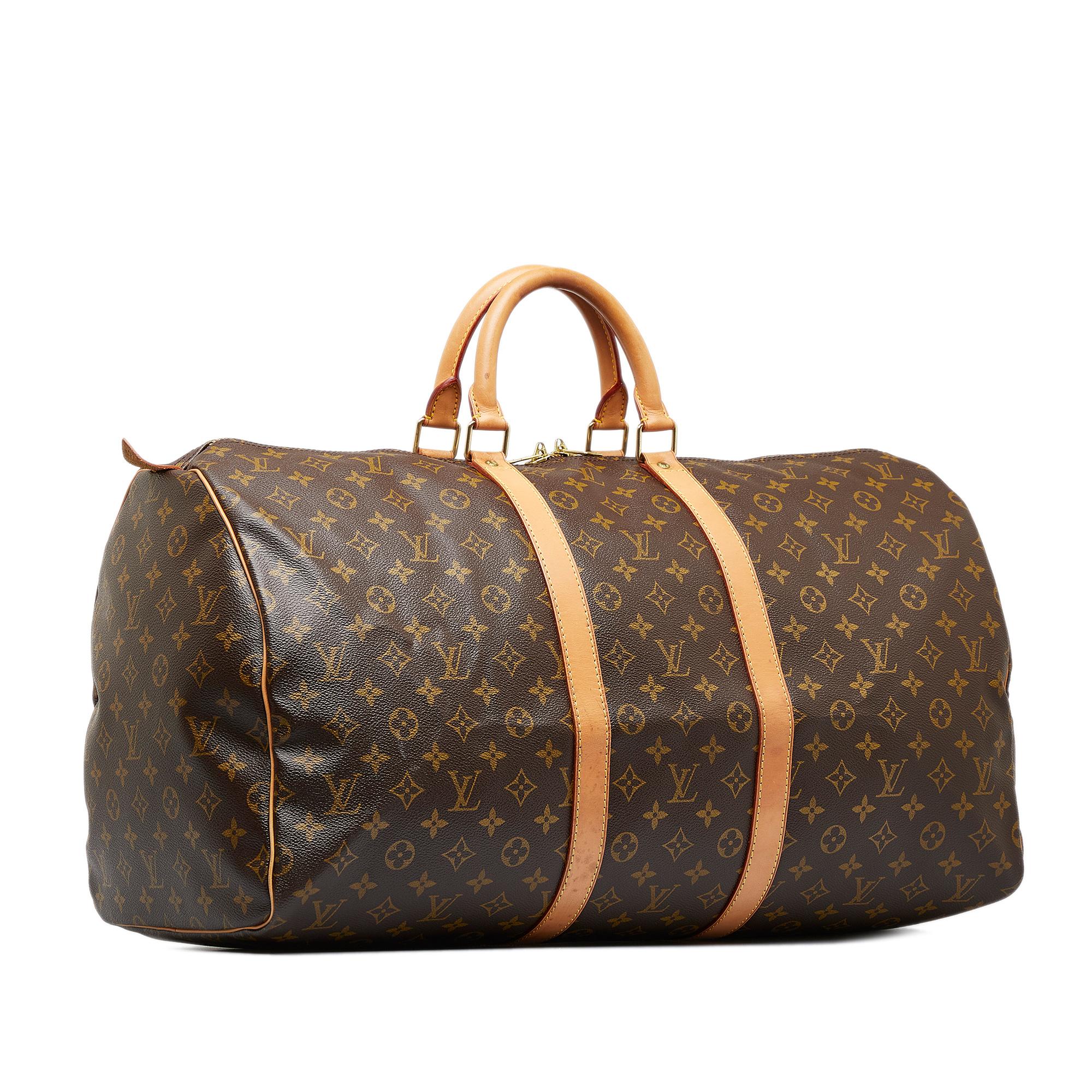 Louis Vuitton Monogram Keepall 55 (SHG-8A6vt9)