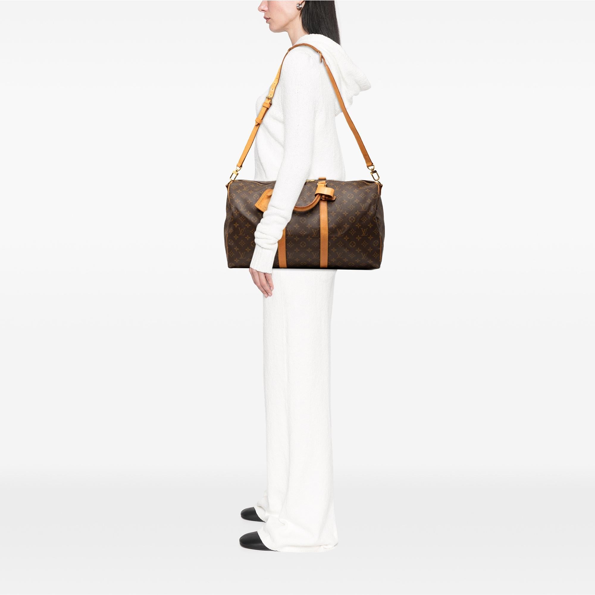 Louis Vuitton Monogram Keepall Bandouliere 50