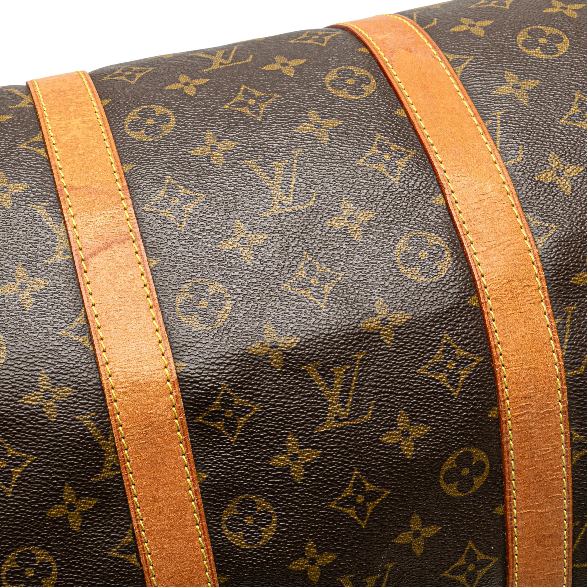 Louis Vuitton Monogram Keepall Bandouliere 55 (SHG-yIMiTA)