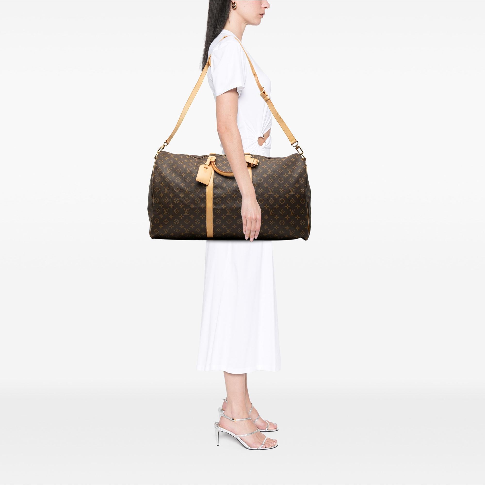 Louis Vuitton Monogram Keepall Bandouliere 60
