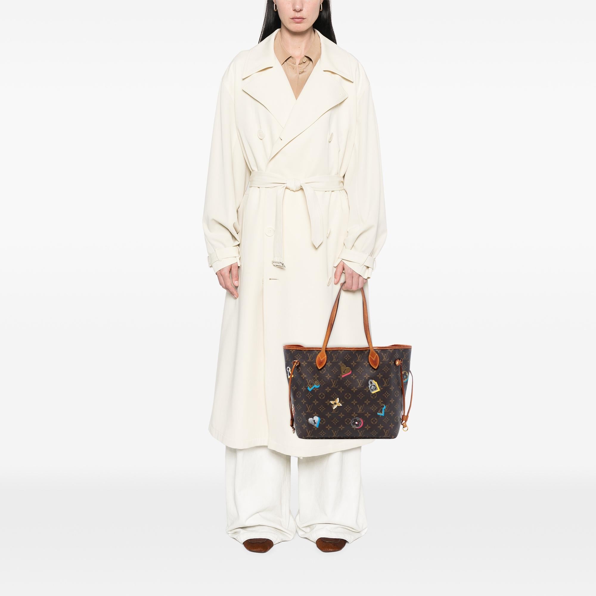 Louis Vuitton Monogram Love Lock Neverfull MM