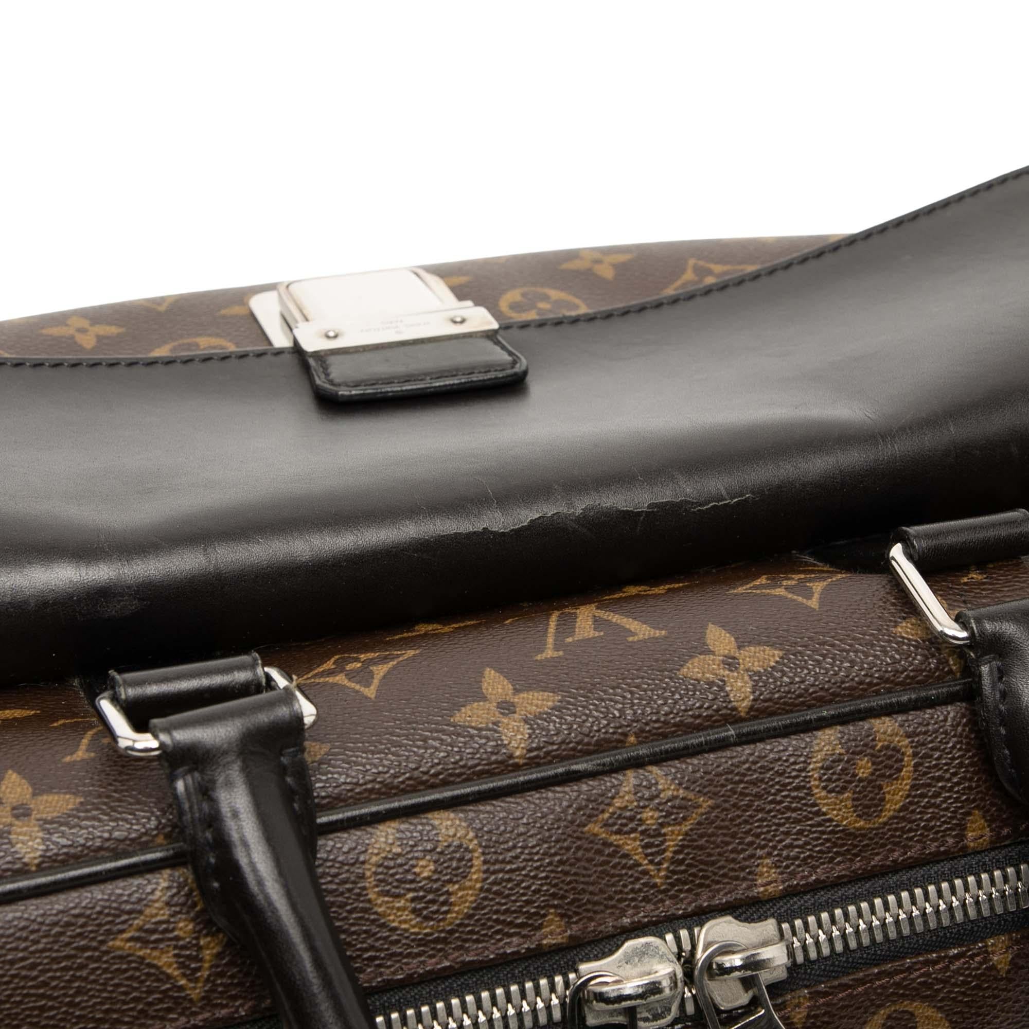 Louis Vuitton Monogram Macassar Soft Briefcase