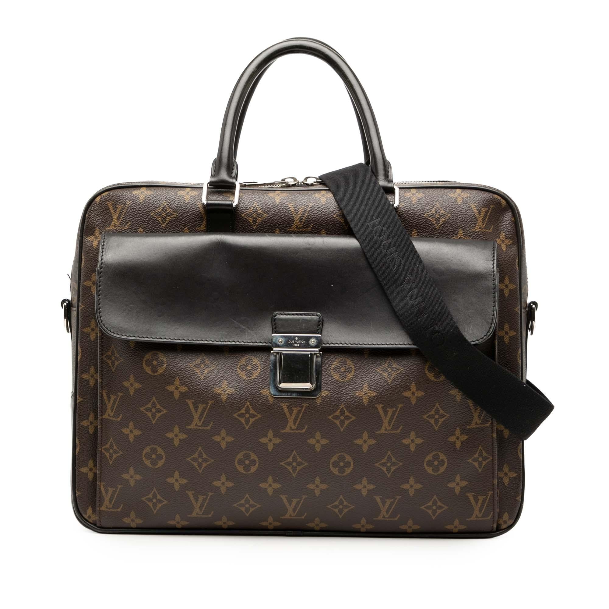 Louis Vuitton Monogram Macassar Soft Briefcase