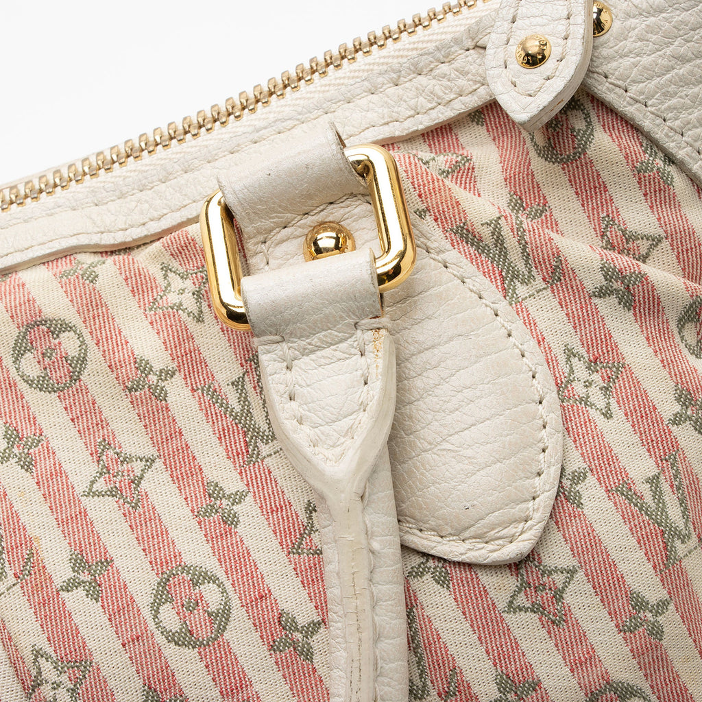 Louis Vuitton Monogram Mini Lin Croisette Marina PM Satchel (SHF-gJDP1M)