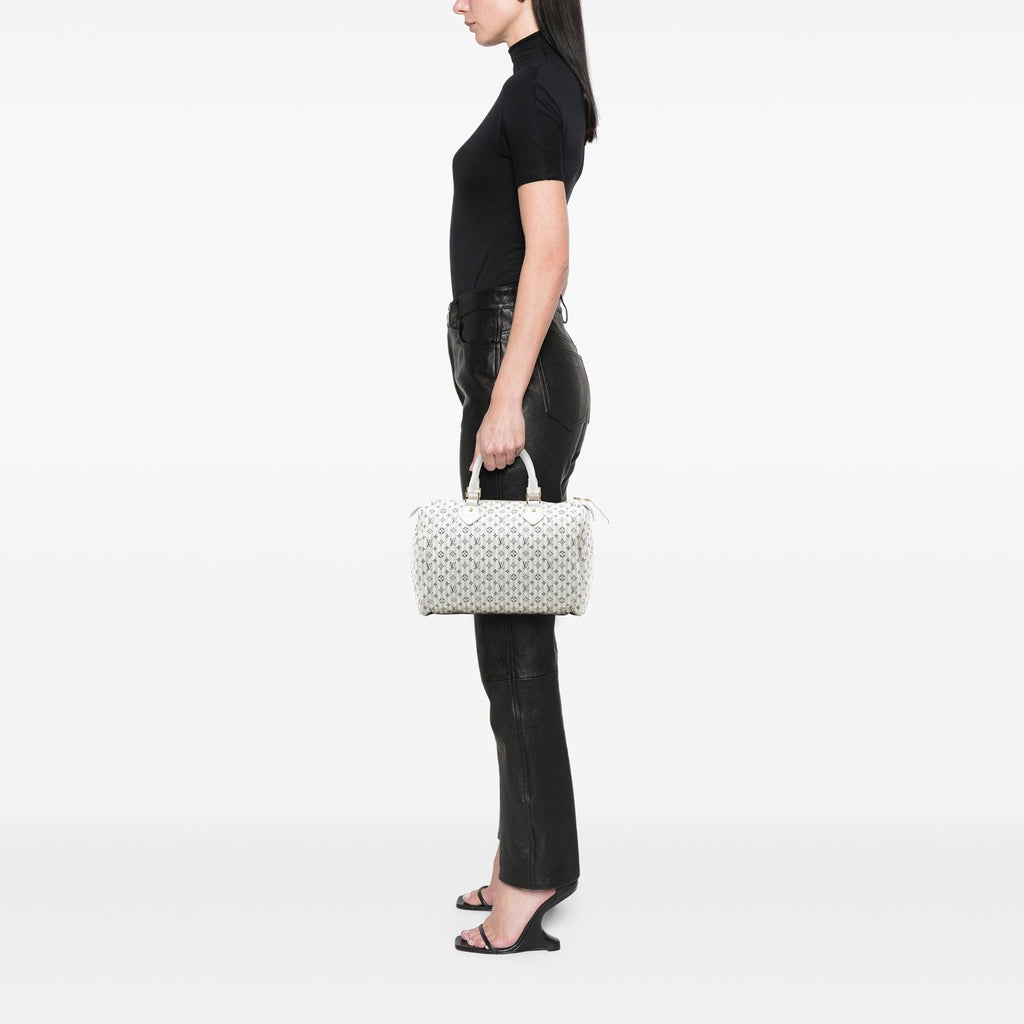 Louis Vuitton Monogram Mini Lin Croisette Speedy 30