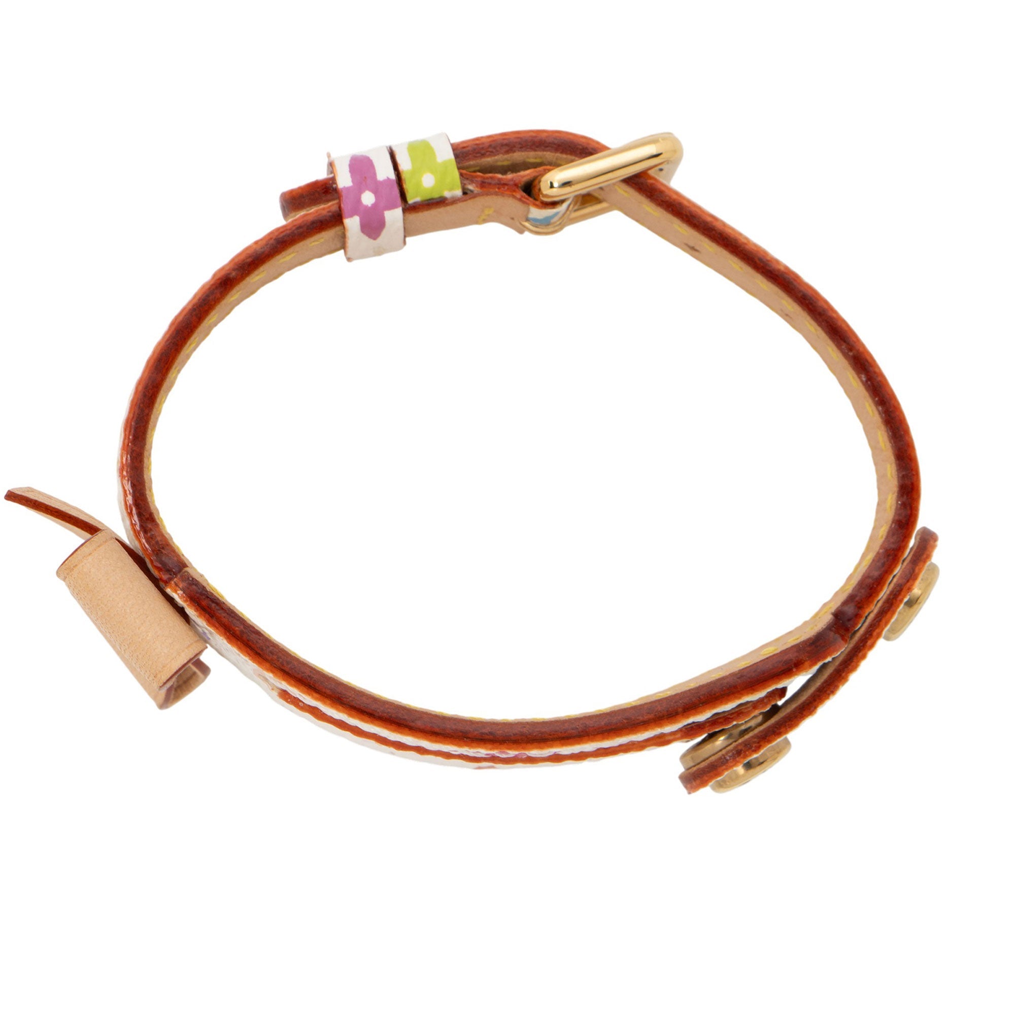 Louis Vuitton Monogram Multicolore Porte Address Bracelet
